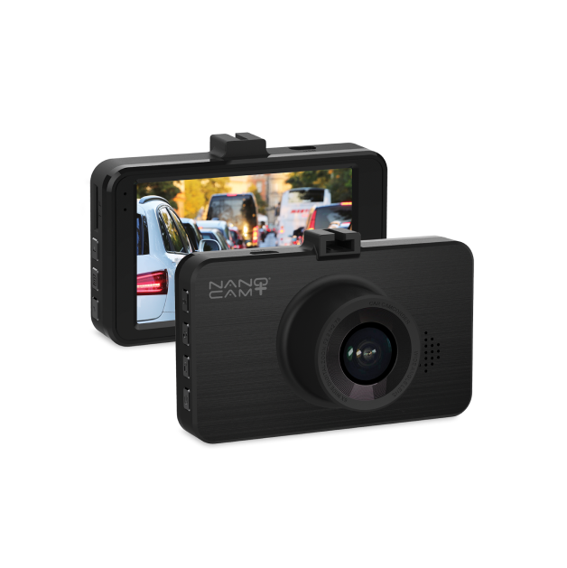 High-Definition Dash Camera with 3” LCD & Motion Detection